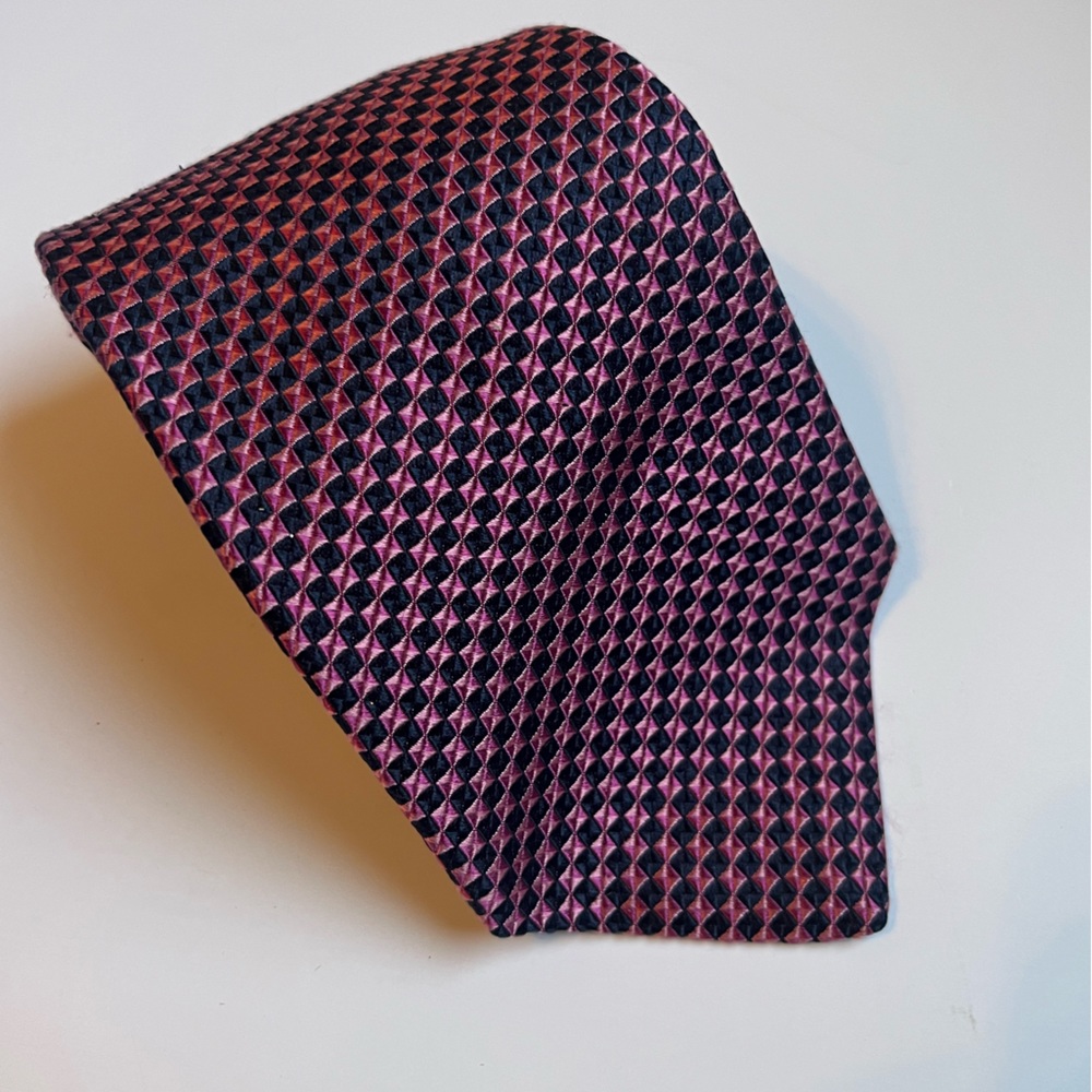 Tommy Hilfiger purple blue color combo silk tie